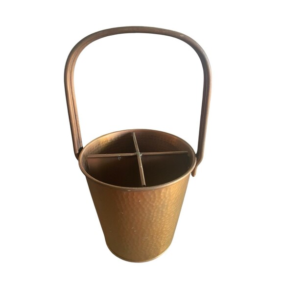 Pfaltzgraff copper pail utensil Organizer Removable Insert Naturewood Serenity - Picture 2 of 10